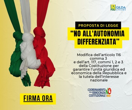 Proposta di legge Costituzionale di iniziativa Popolare