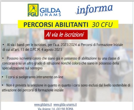 Percorsi abilitanti. Al via le domanede