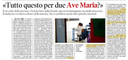 S. Vero. Il fatto. Rassegna stampa 3