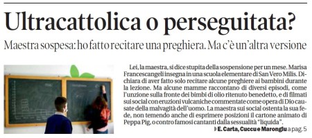S. Vero. Il fatto. Rassegna stampa