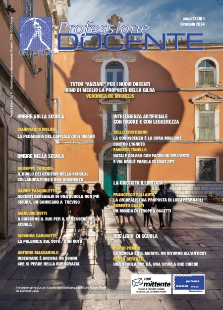 Il nuovo numero di Professione Docente di gennaio 2024. OMBRE SULLA SCUOLA, OMBRE NELLA SCUOLA.  di Renza Bertuzzi